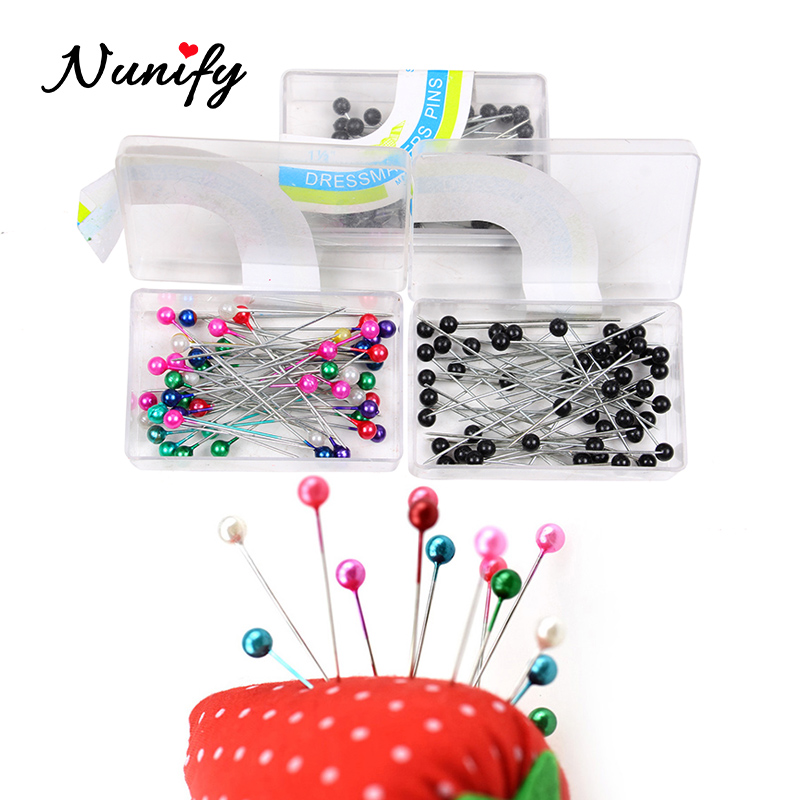 Jewelry Making Head Pins - Nunify Stainless Steel Dressmaker Pins Colorful