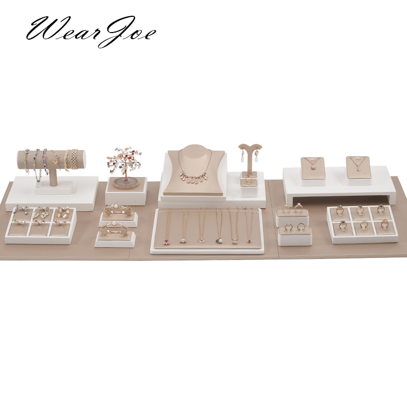 Jewelry Making Organizer - PU Leather Jewelry Store Display Case