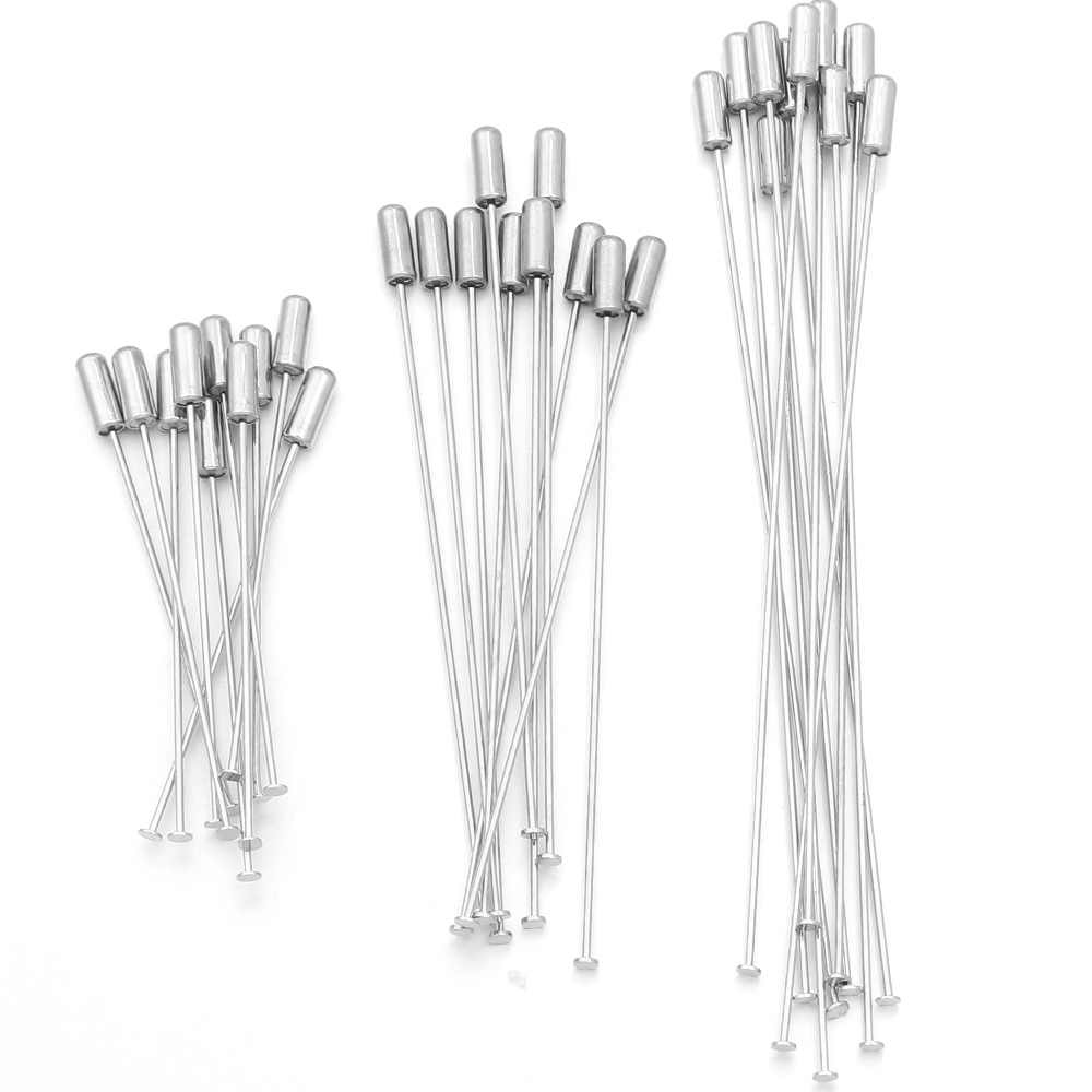 Jewelry Making Head Pins - 10pcs 60/90/120mm Copper Brooch Pins Flat