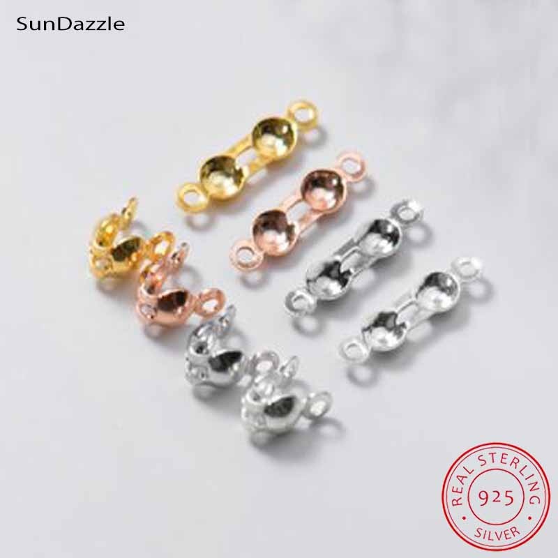 Jewelry Making Basics - 4pcs Genuine Real Pure Solid 925