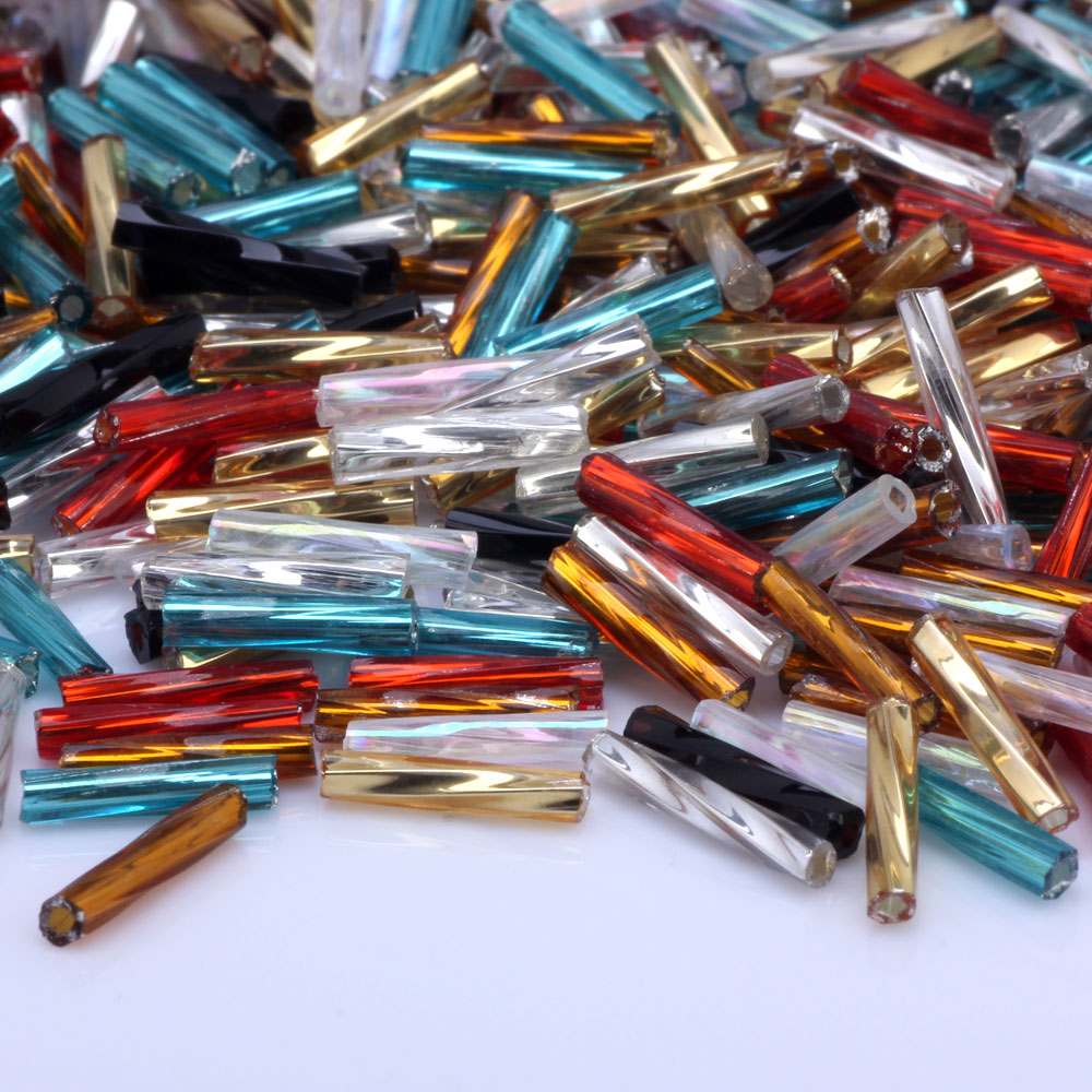Seed Bead Tube - OlingArt Mixed Color Tube 2x9mm 20g/Lot