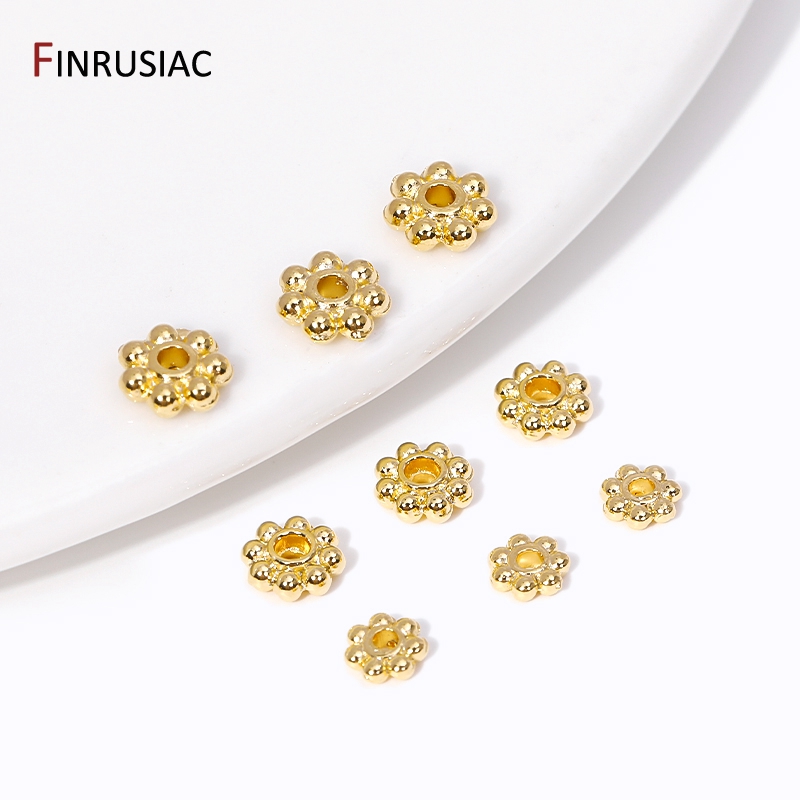 Jewelry Making In Bali - 30PCS 4mm/5mm/6mm 14K Real Gold Plated