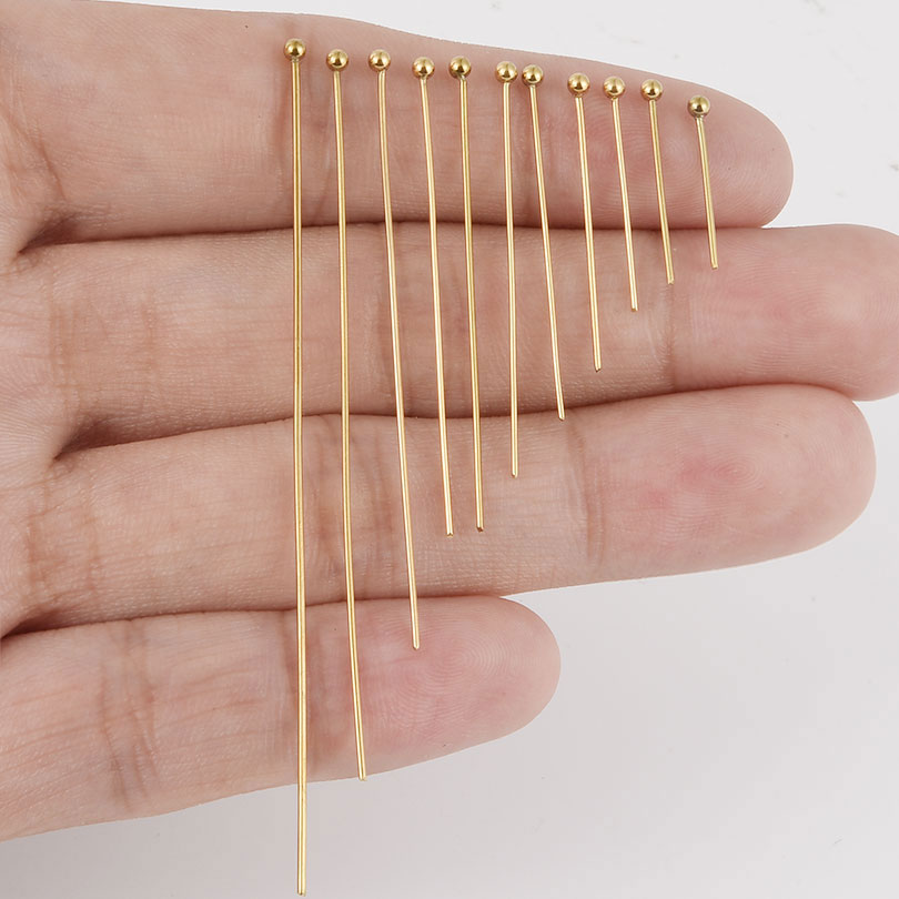 Jewelry Making Head Pins - 200pcs Ball Head Pins Stainless Steel