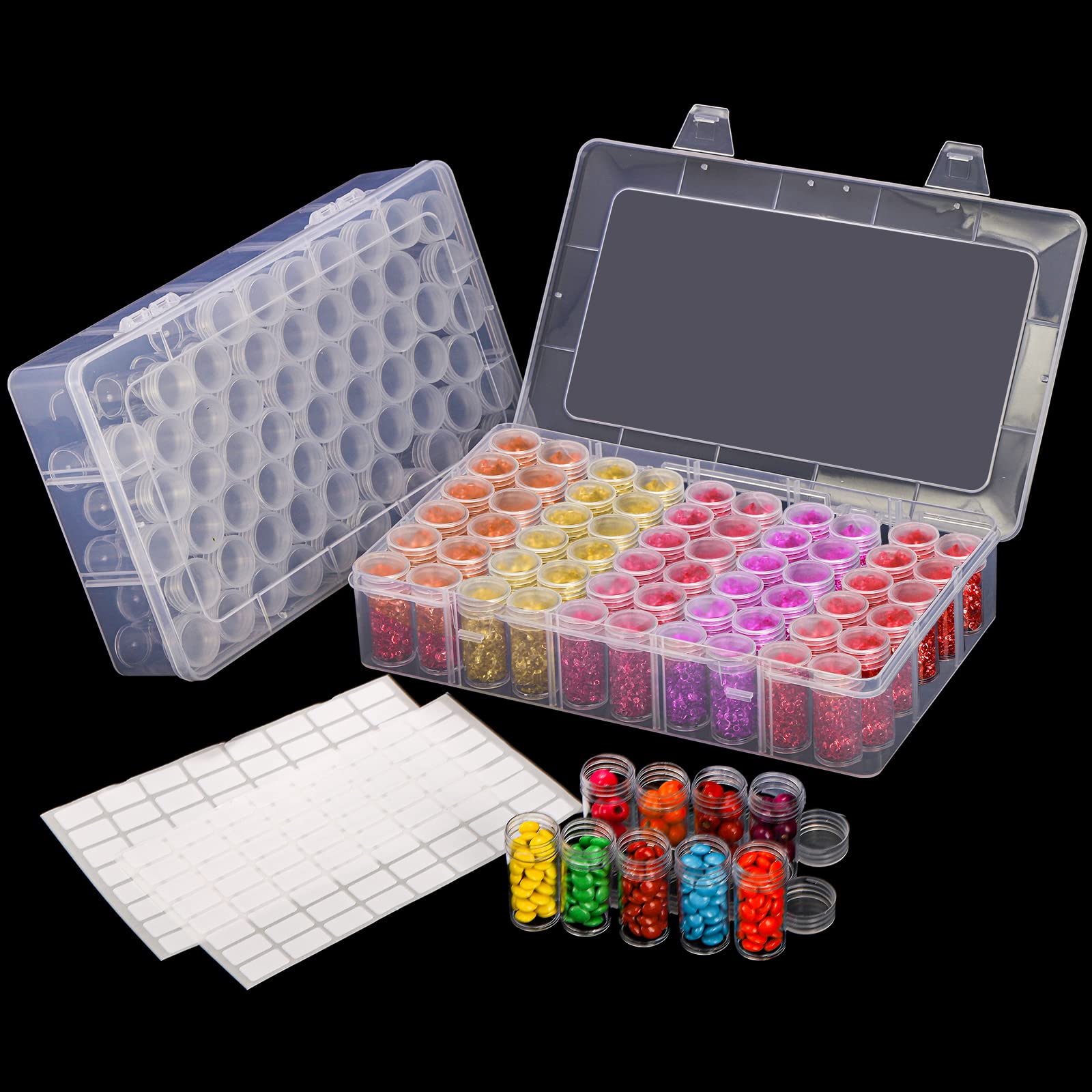 Jewelry Making Workshops - 1pc 24/30//38/60 Slots Plastic Storage Box,