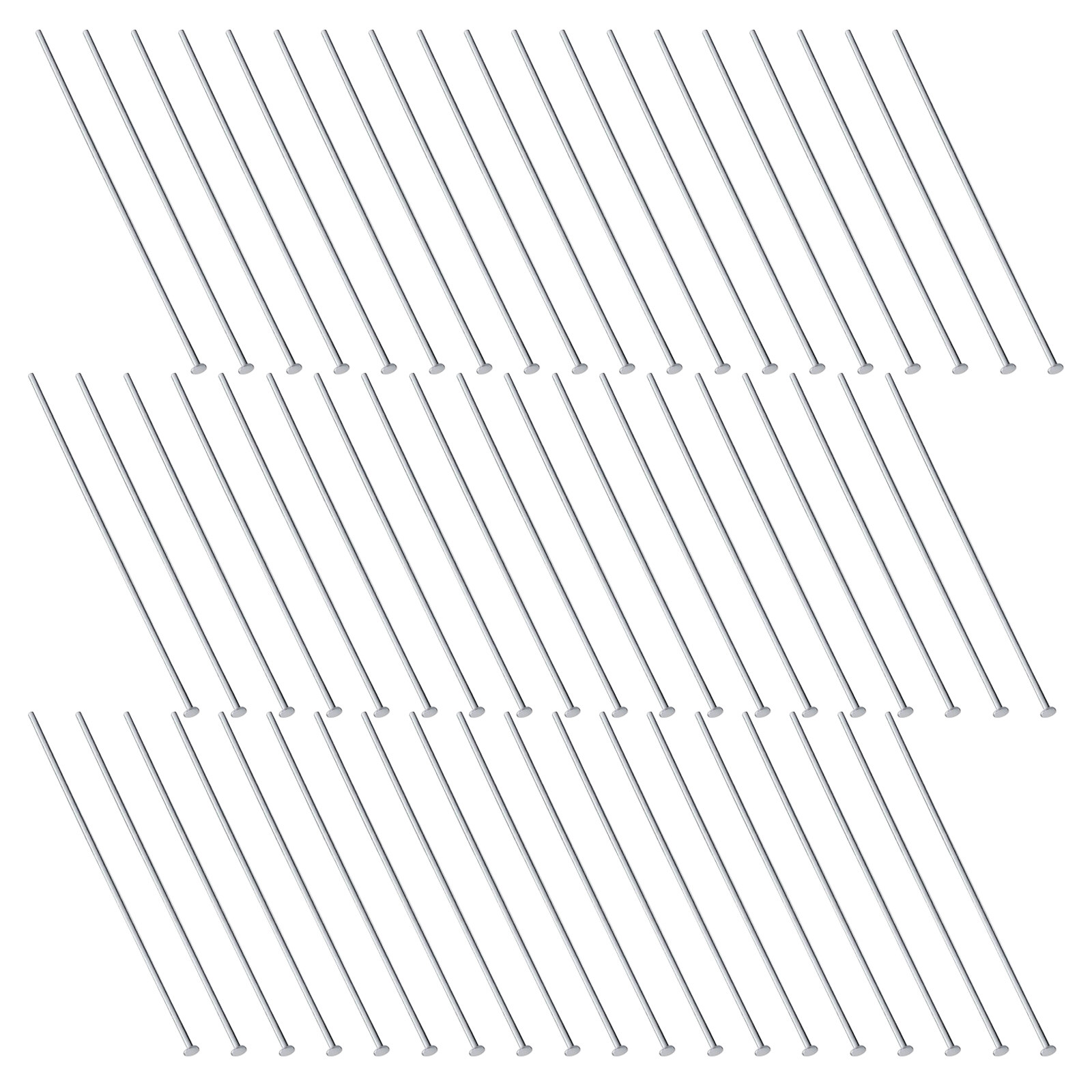 Jewelry Making Head Pins - 300Pcs Stainless Steel Flat Head Pins