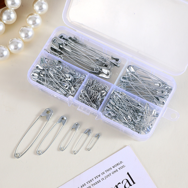 Silver Safety Pins Kit With St - Jewelry Making Organizer 评论和价格