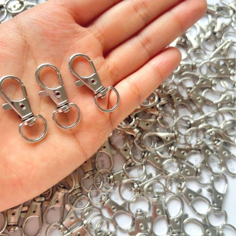 25-200Pcs Metal Swivel Snap Ho - Jewelry Making Basics 评论和价格