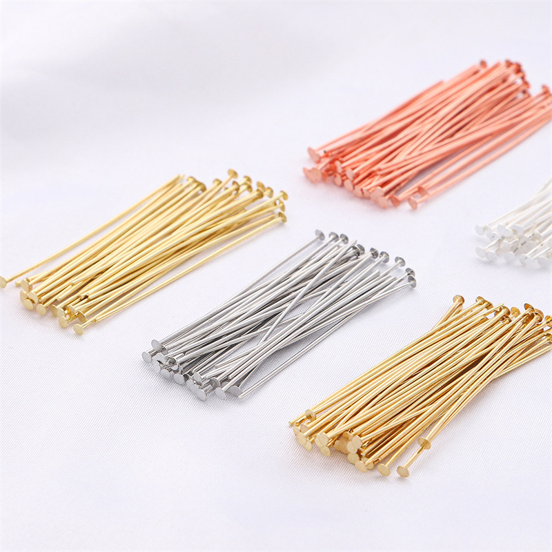 50pcs/pack 925 Sterling Silver - Jewelry Making Head Pins 评论和价格