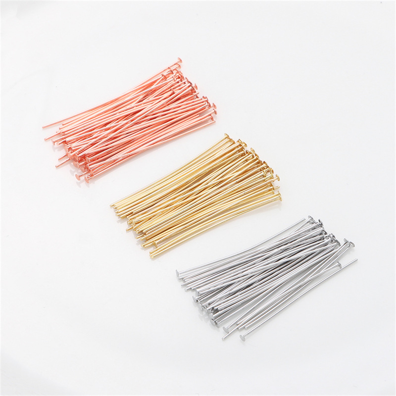 50pcs/pack 925 Sterling Silver - Jewelry Making Head Pins 评论和价格
