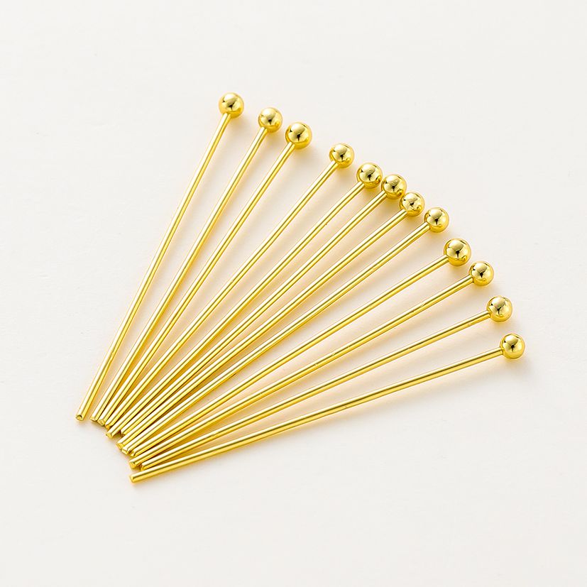100pcs/lot 14K 18K Gold Plated - Jewelry Making Rivets 评论和价格