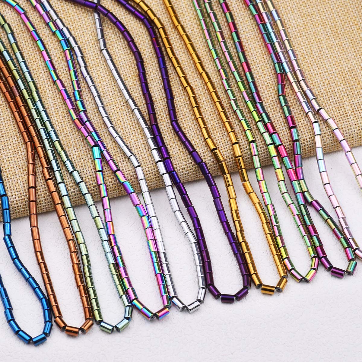 Golden Color Plated Straight T - Seed Bead Tube 评论和价格