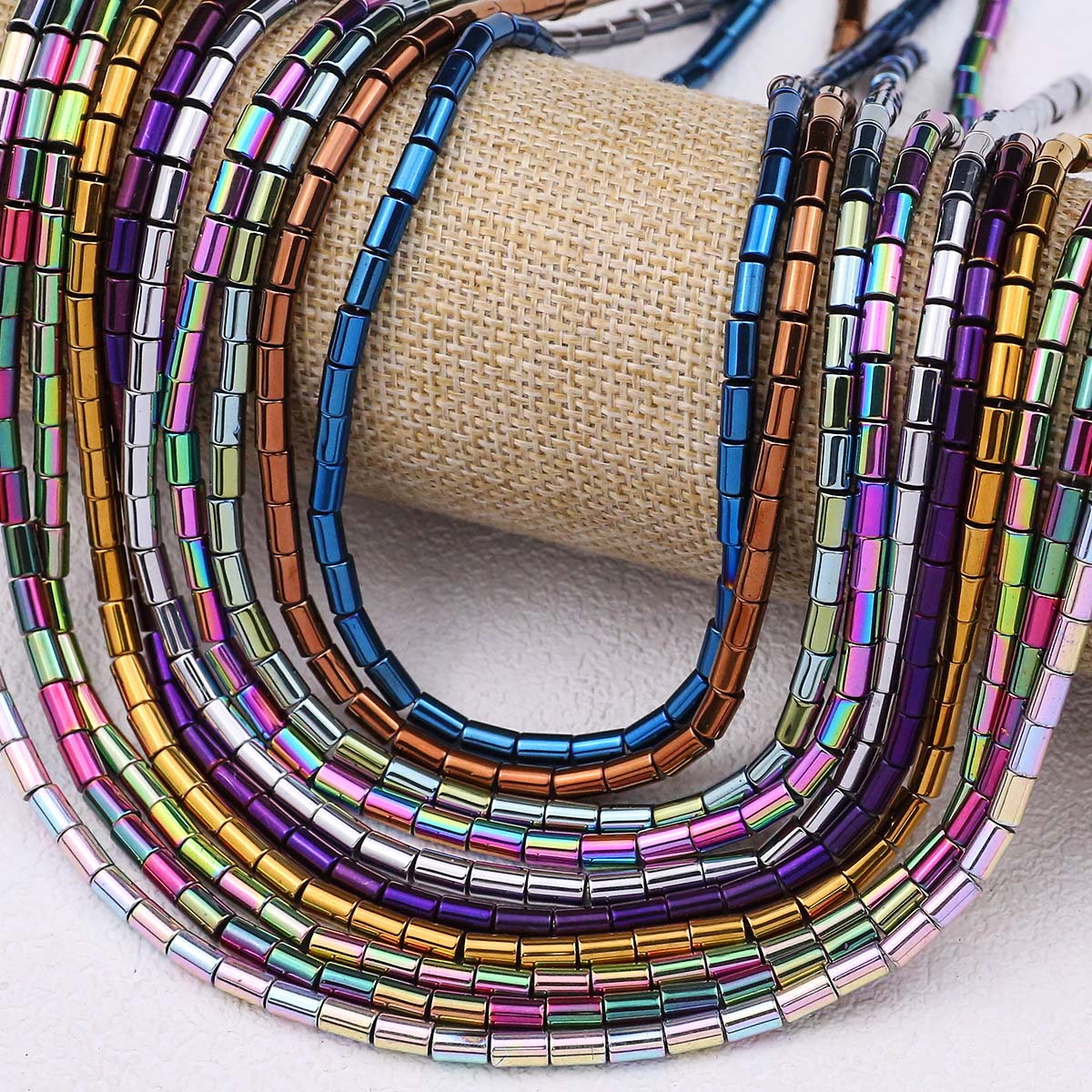 Golden Color Plated Straight T - Seed Bead Tube 评论和价格
