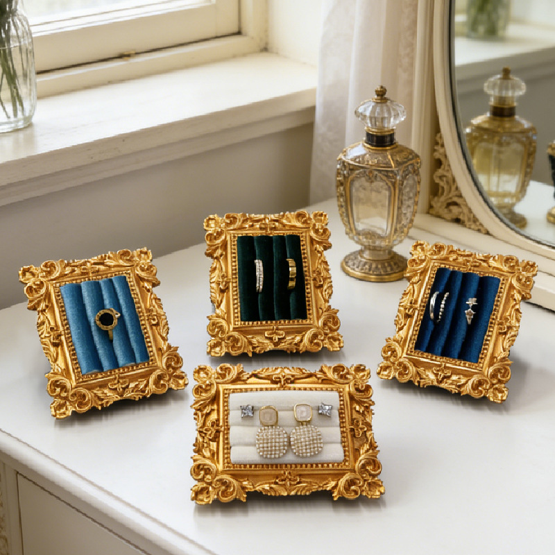 Vintage Picture Frame Ring Dis - Jewelry Making Organizer 评论和价格