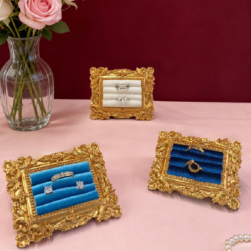 Vintage Picture Frame Ring Dis - Jewelry Making Organizer 评论和价格