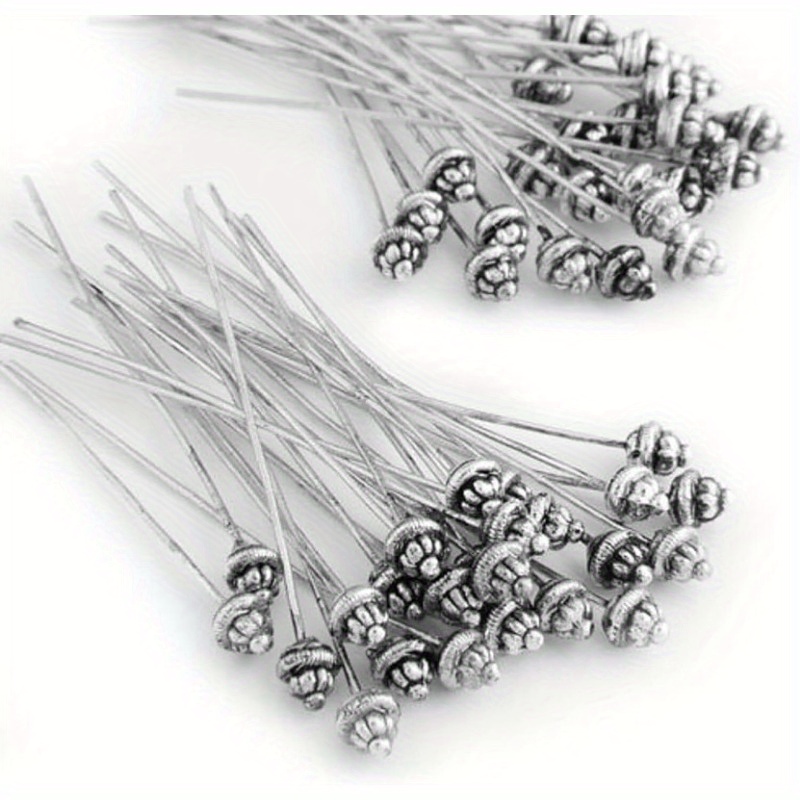 10PCS 55mm/2.17 Inch Head Pins - Jewelry Making Head Pins 评论和价格