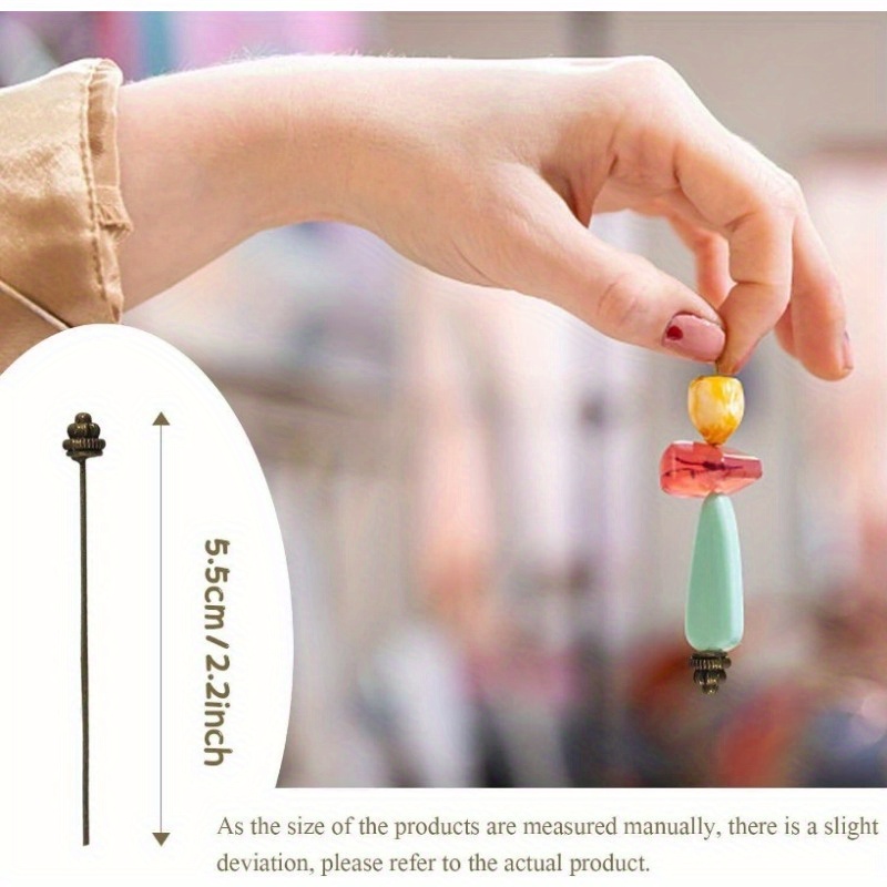 10PCS 55mm/2.17 Inch Head Pins - Jewelry Making Head Pins 评论和价格