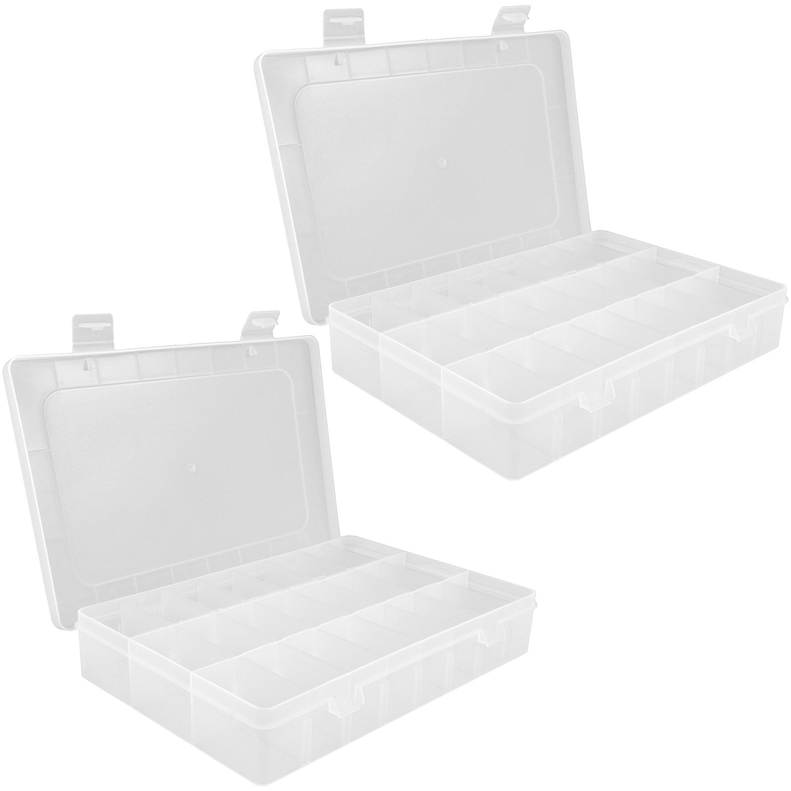 2 Pcs Plastic Grid Organizer S - Jewelry Making Organizer 评论和价格
