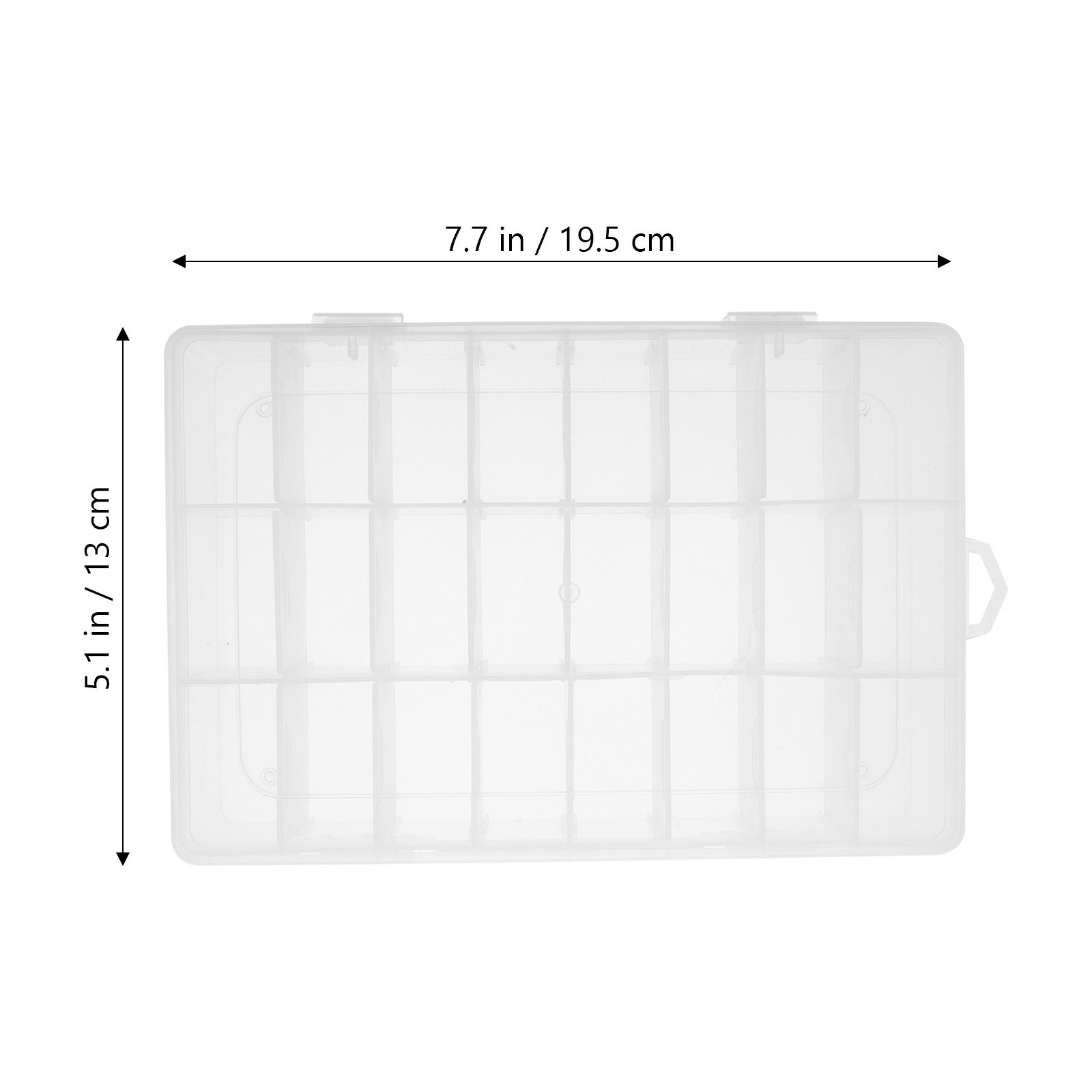 2 Pcs Plastic Grid Organizer S - Jewelry Making Organizer 评论和价格