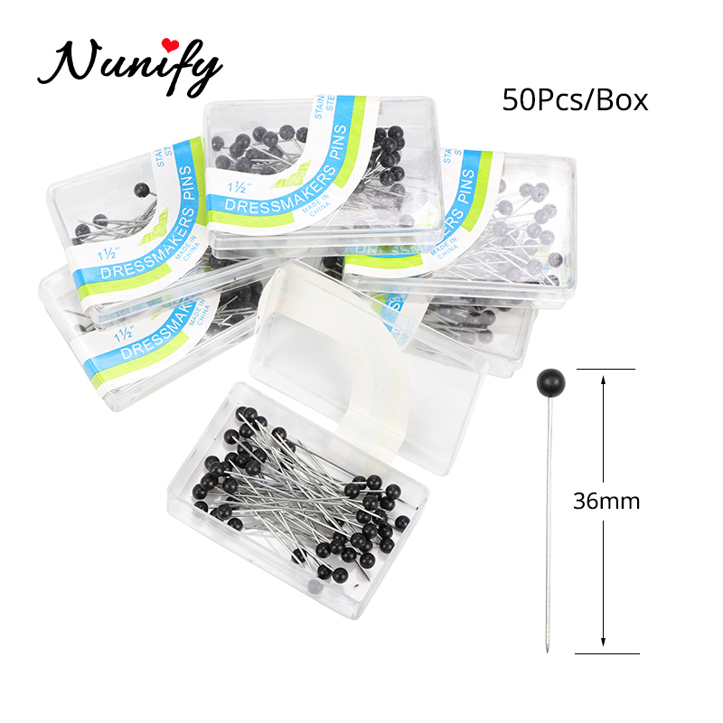 Nunify Stainless Steel Dressma - Jewelry Making Head Pins 评论和价格