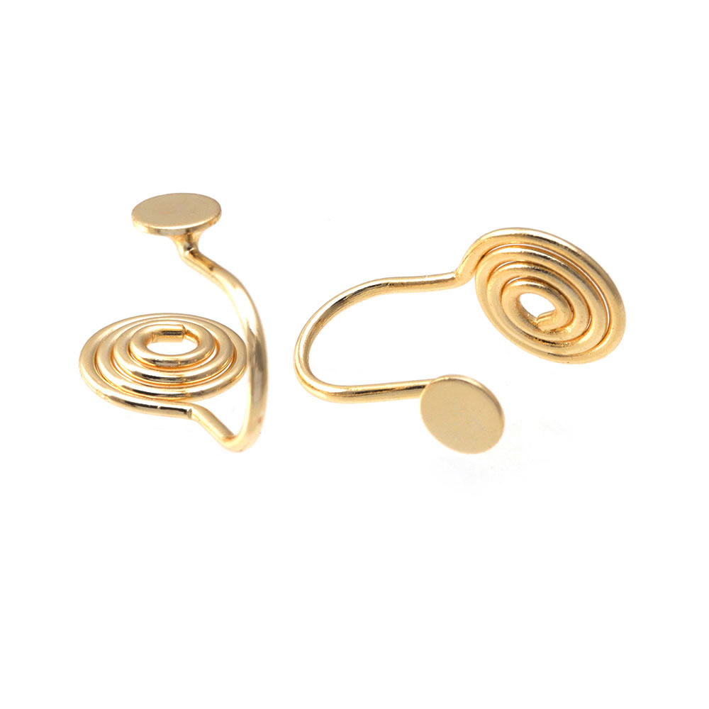 10PCS 4MM~14MM 18K Gold Color  - Jewelry Making Tray 评论和价格