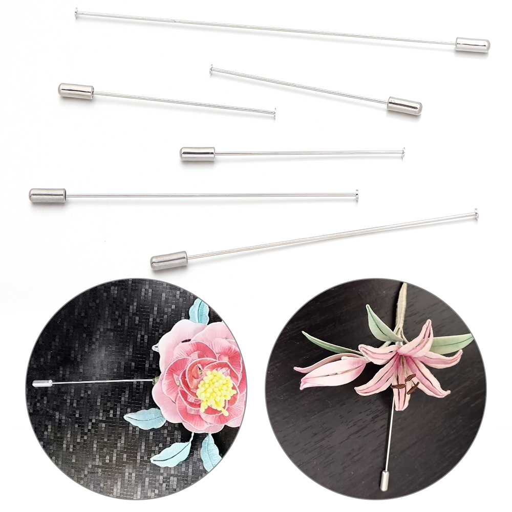 10pcs 60/90/120mm Copper Brooc - Jewelry Making Head Pins 评论和价格
