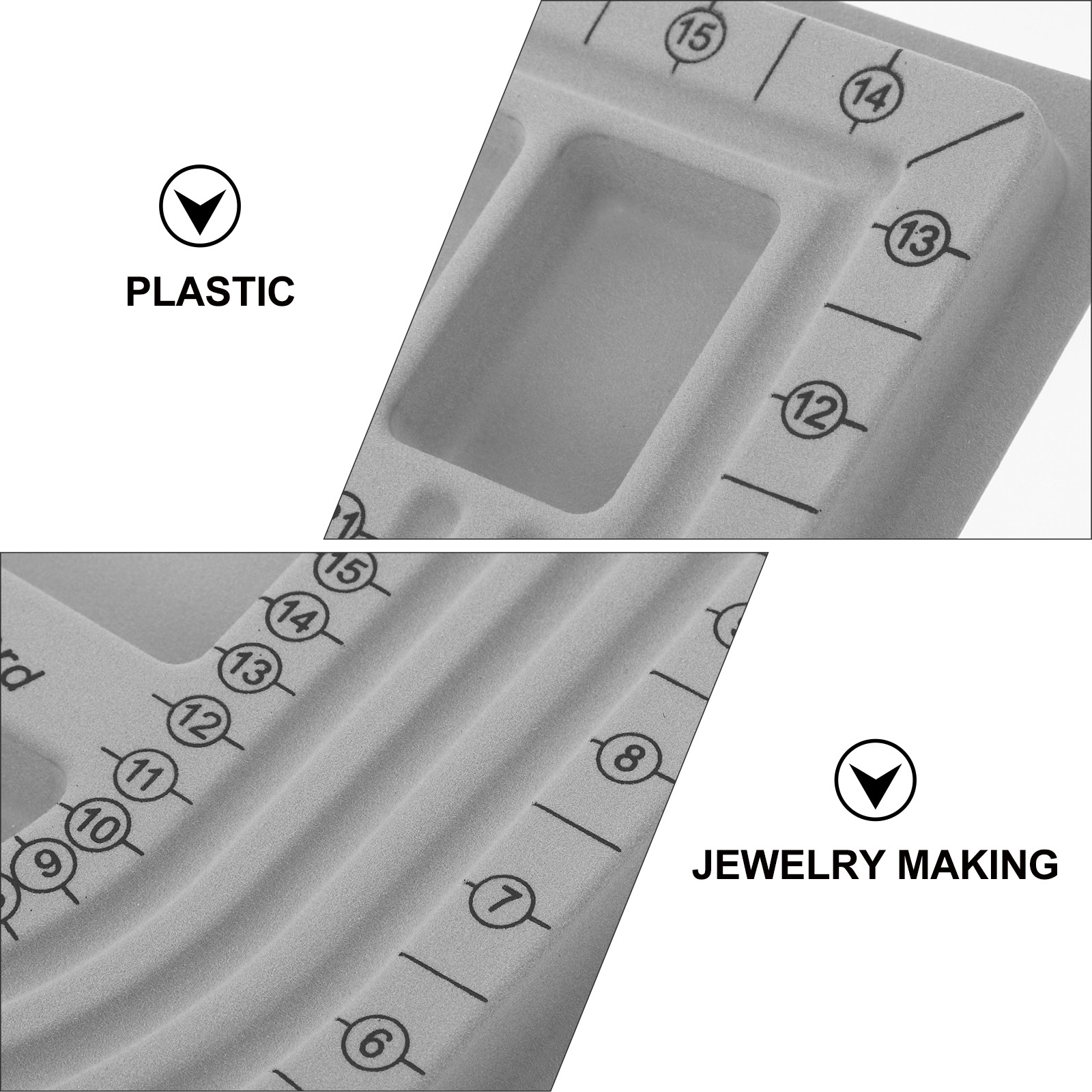 2Pcs Bead Design Boards Neckla - Jewelry Making Organizer 评论和价格