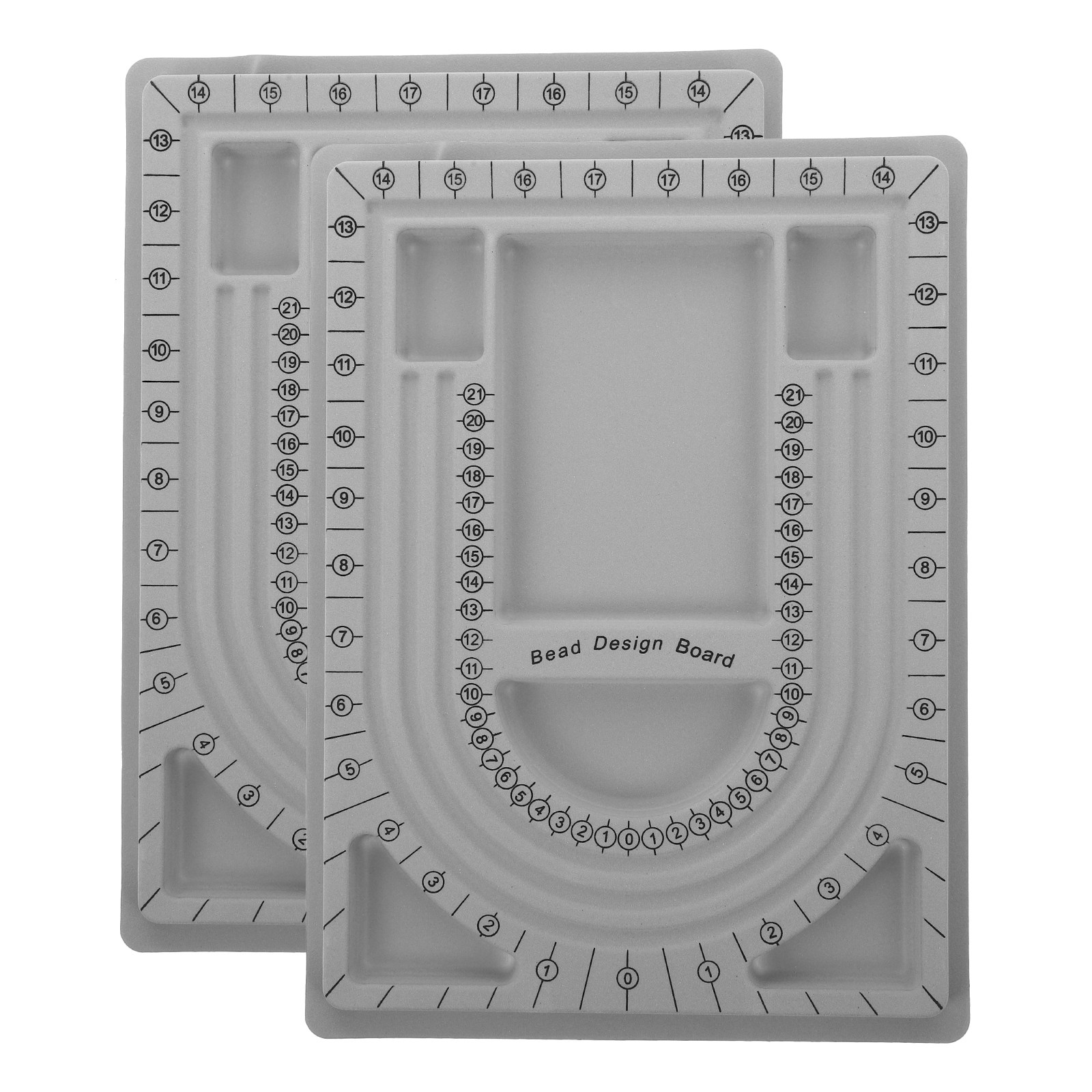 2Pcs Bead Design Boards Neckla - Jewelry Making Organizer 评论和价格
