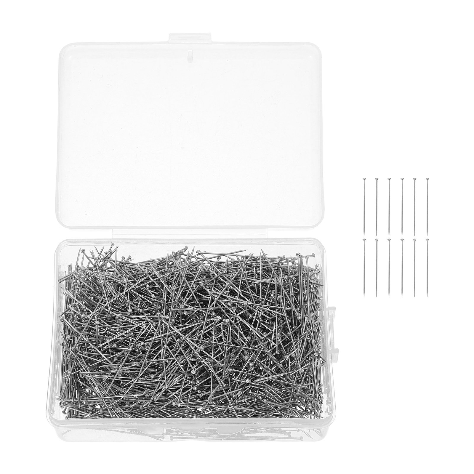1600Pcs Stainless Steel Flat H - Jewelry Making Head Pins 评论和价格