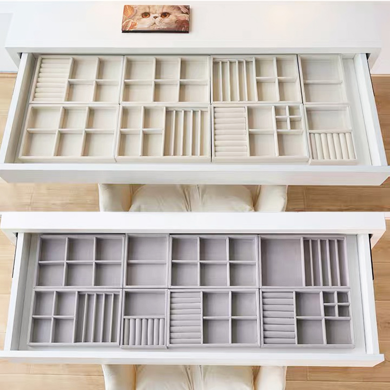 Velvet Jewelry Tray Display Ca - Jewelry Making Organizer 评论和价格