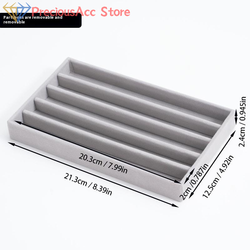 Velvet Jewelry Tray Display Ca - Jewelry Making Organizer 评论和价格