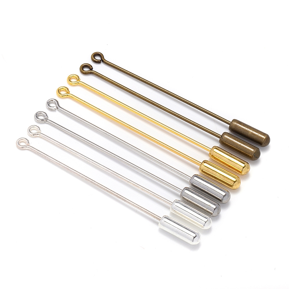 20Pcs Metal Brooch Stick Pins  - Jewelry Making Rivets 评论和价格