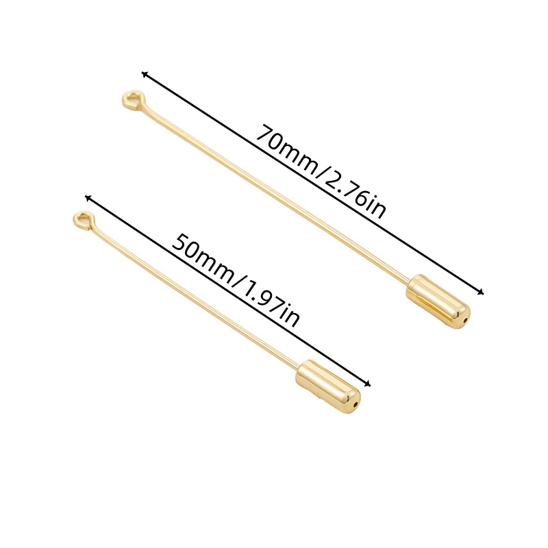 20Pcs Metal Brooch Stick Pins  - Jewelry Making Rivets 评论和价格