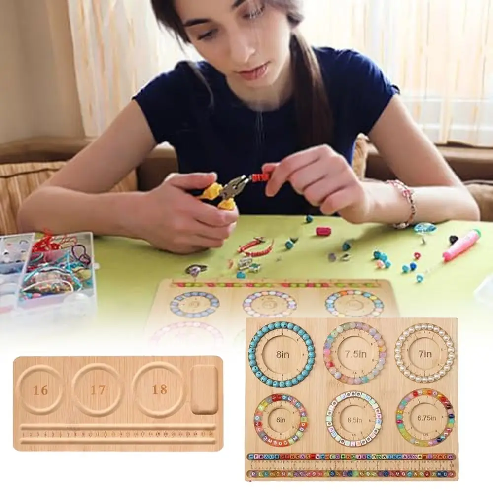 8 Type Wooden Flocked Beading  - Jewelry Making Organizer 评论和价格