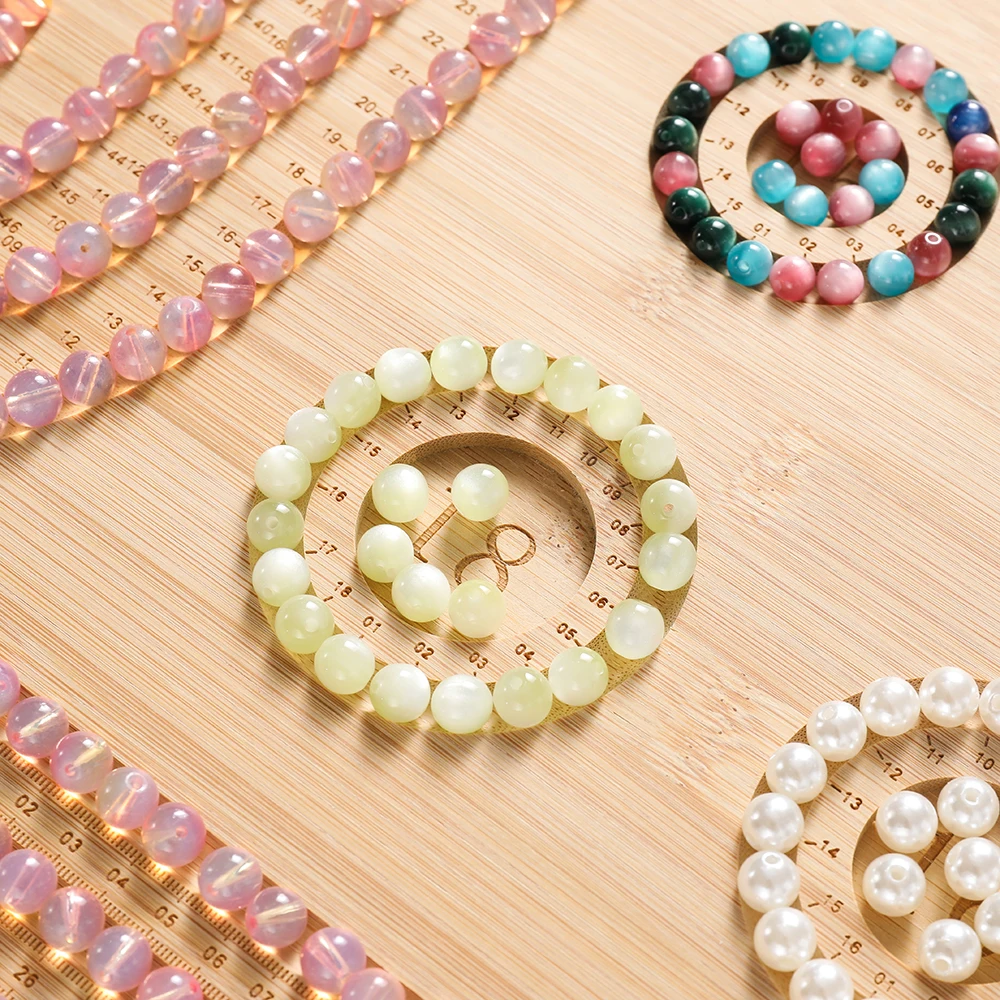 8 Type Wooden Flocked Beading  - Jewelry Making Organizer 评论和价格