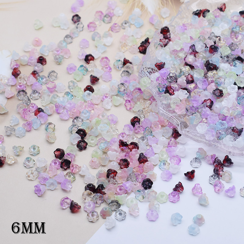 6mm 50pcs/bag Small Lily of Th - Seed Bead Tube 评论和价格