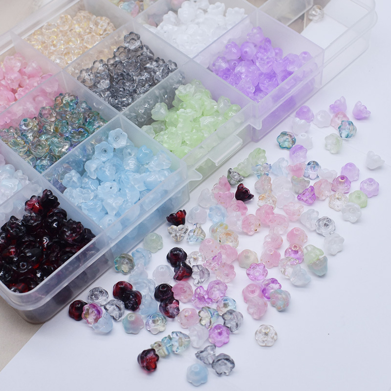 6mm 50pcs/bag Small Lily of Th - Seed Bead Tube 评论和价格