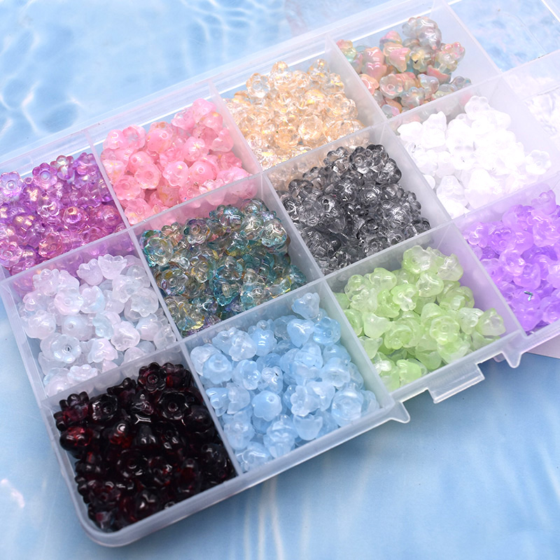 6mm 50pcs/bag Small Lily of Th - Seed Bead Tube 评论和价格