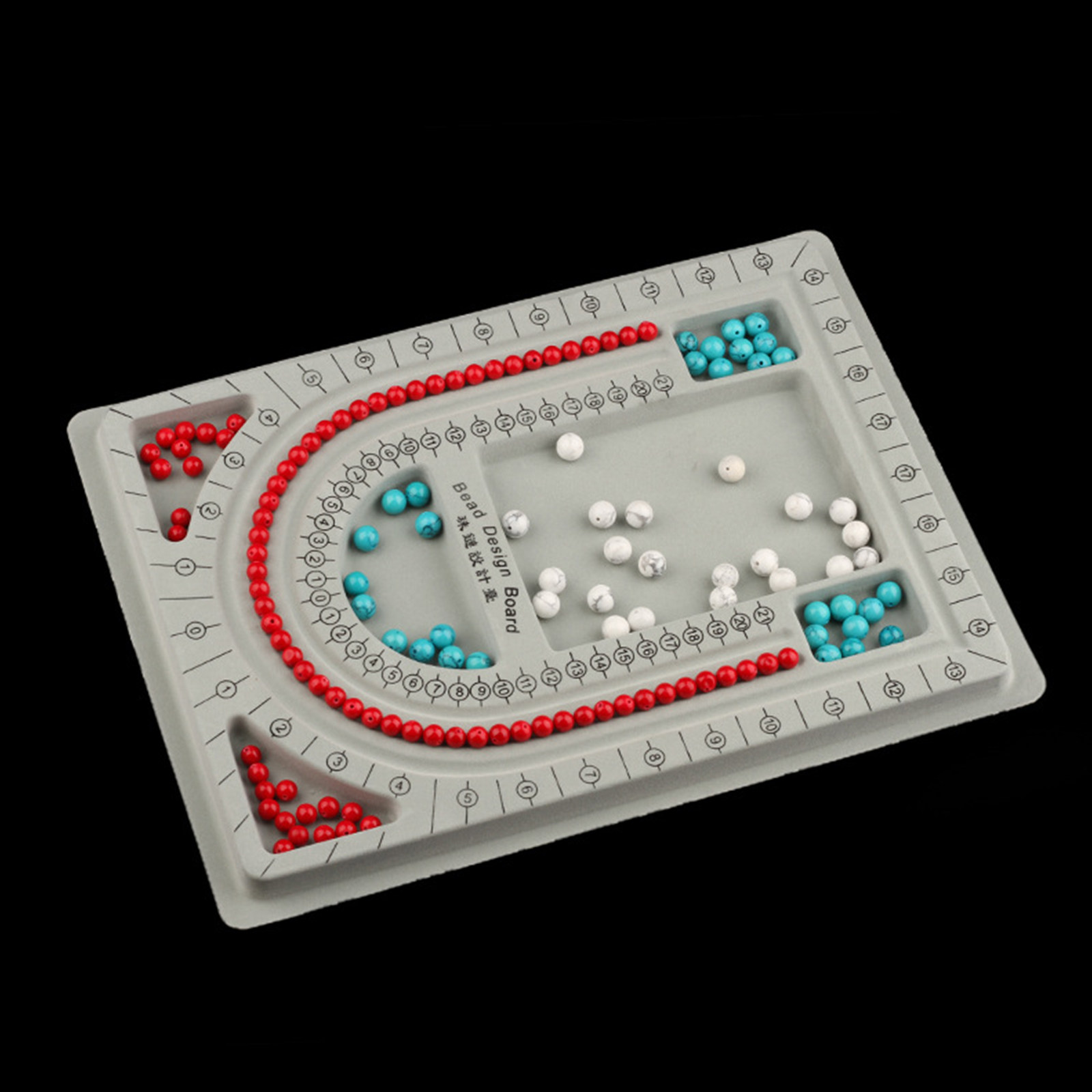 2Pcs Bead Design Boards Neckla - Jewelry Making Organizer 评论和价格