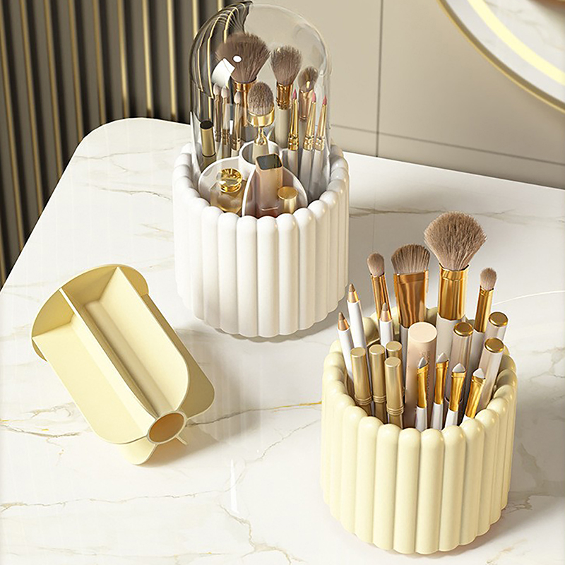 360° Rotating Makeup Brushes H - Jewelry Making Organizer 评论和价格