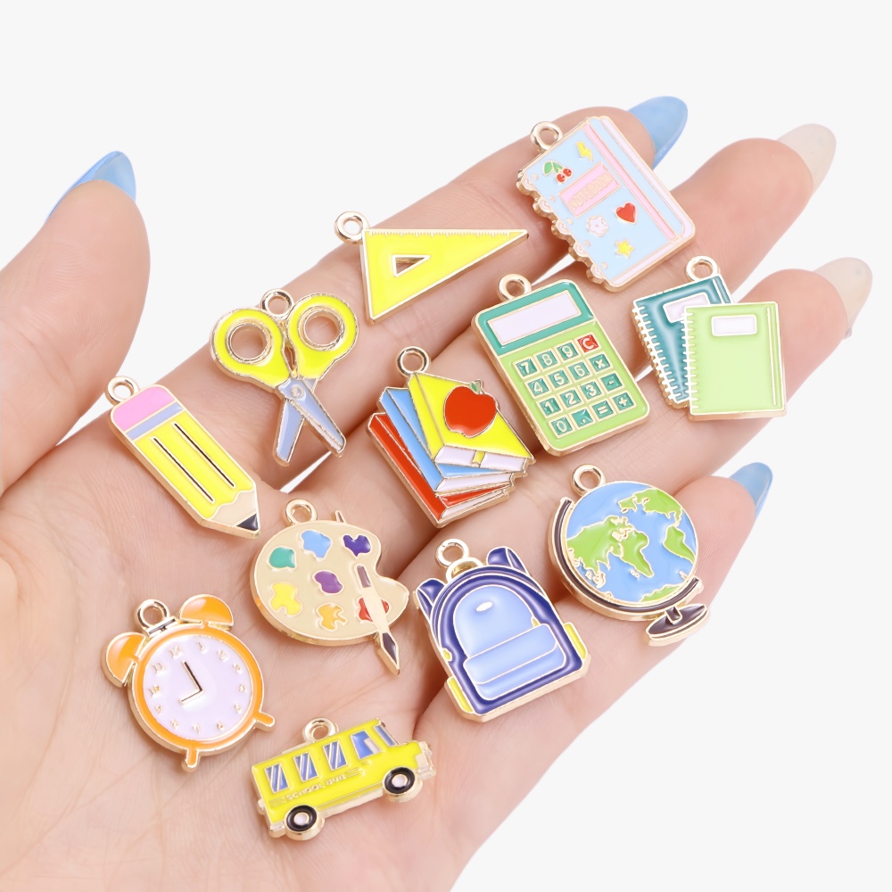 10Pcs Cute Book Pencil Ruler B - Jewelry Making Guide Book 评论和价格