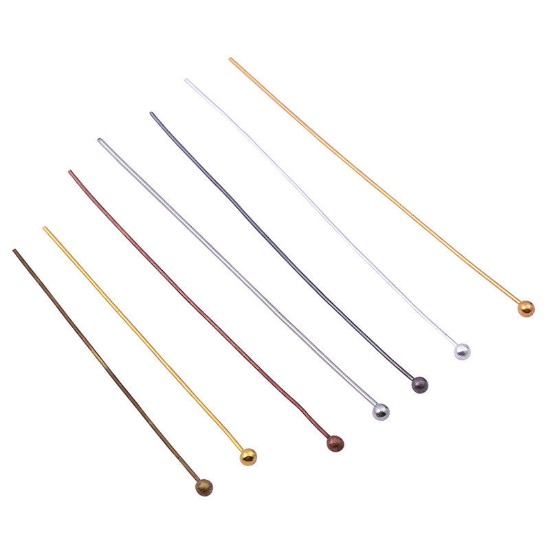 200pcs/lot 16 20 25 30 40 50mm - Jewelry Making Head Pins 评论和价格