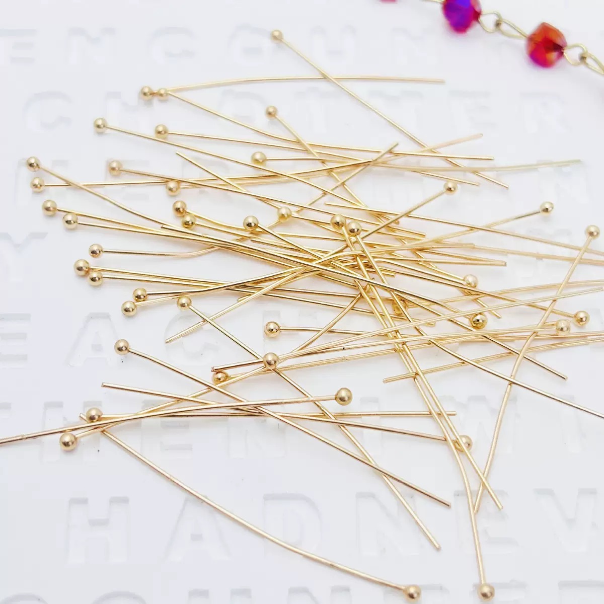 200pcs/lot 16 20 25 30 40 50mm - Jewelry Making Head Pins 评论和价格