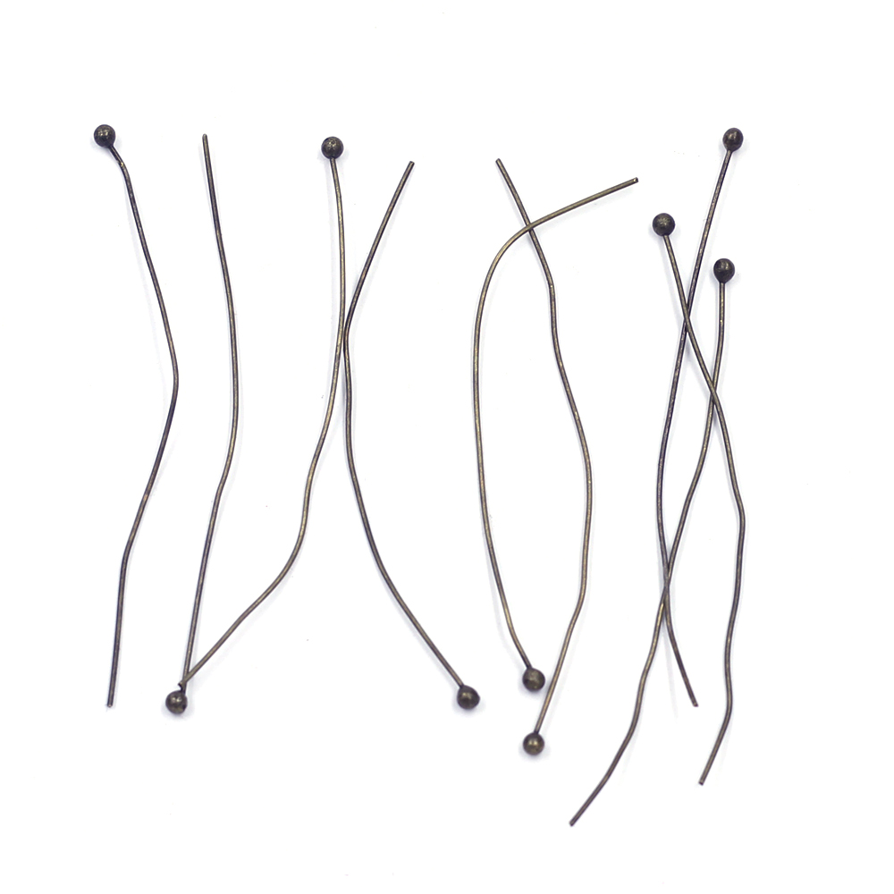 100Pcs Copper Ball Head Pins N - Jewelry Making Head Pins 评论和价格