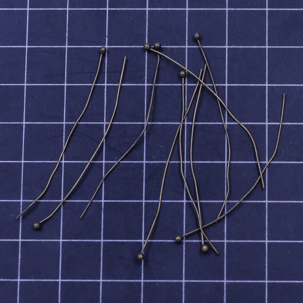 100Pcs Copper Ball Head Pins N - Jewelry Making Head Pins 评论和价格