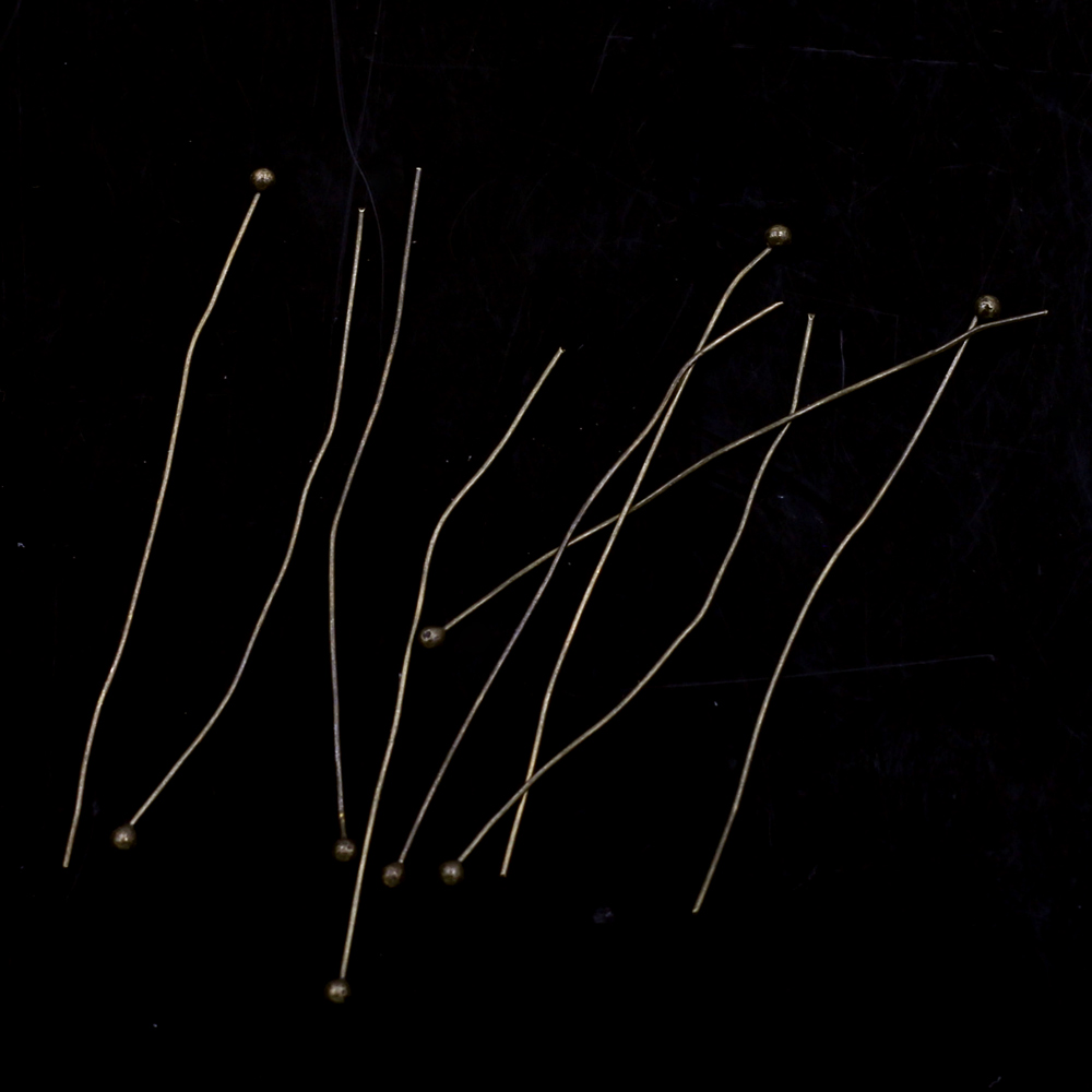 100Pcs Copper Ball Head Pins N - Jewelry Making Head Pins 评论和价格