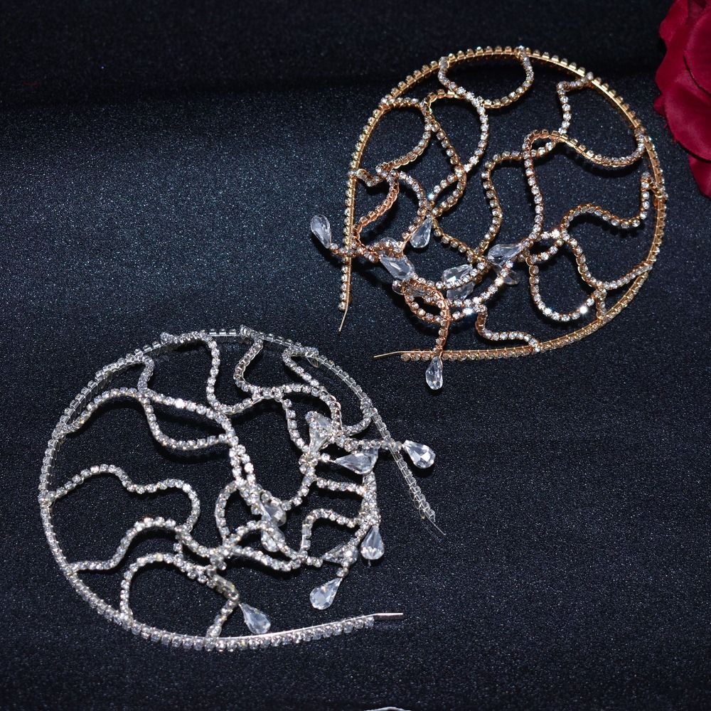 Snake Bend Rhinestone Headband - Jewelry Making Adults 评论和价格