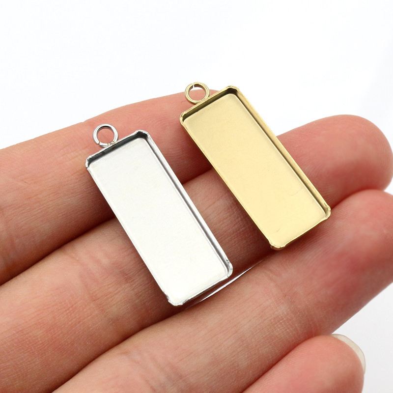 5-10pcs Stainless Steel Rectan - Jewelry Making Tray 评论和价格