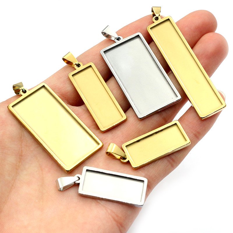 5-10pcs Stainless Steel Rectan - Jewelry Making Tray 评论和价格