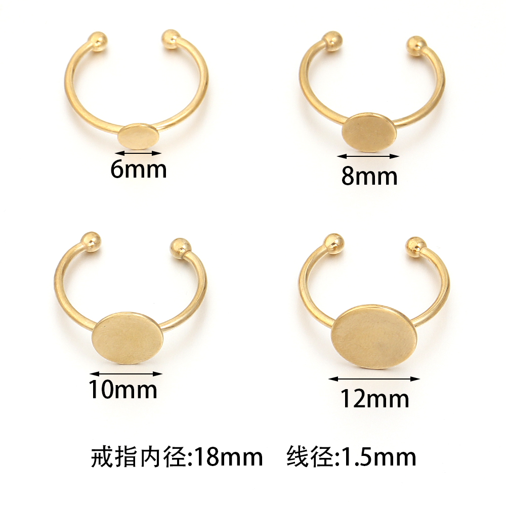 5Pcs/Lot Stainless Steel Gold  - Jewelry Making Tray 评论和价格