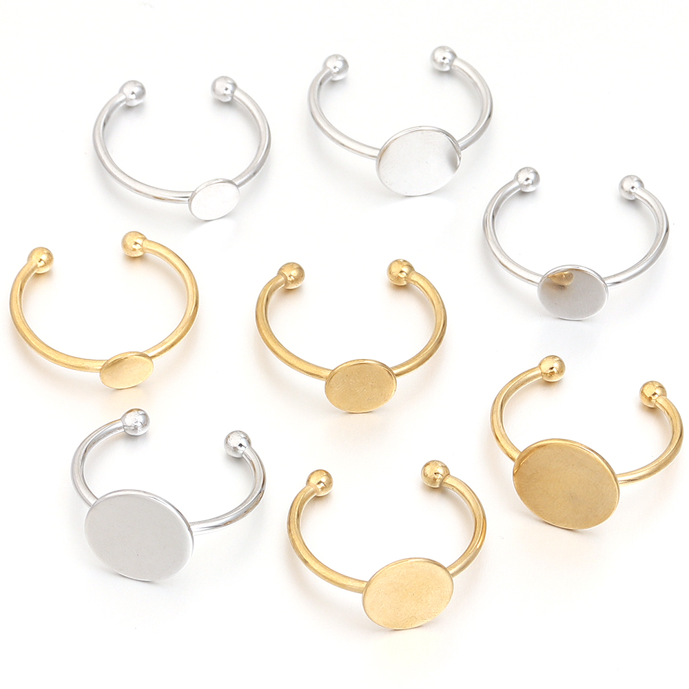 5Pcs/Lot Stainless Steel Gold  - Jewelry Making Tray 评论和价格
